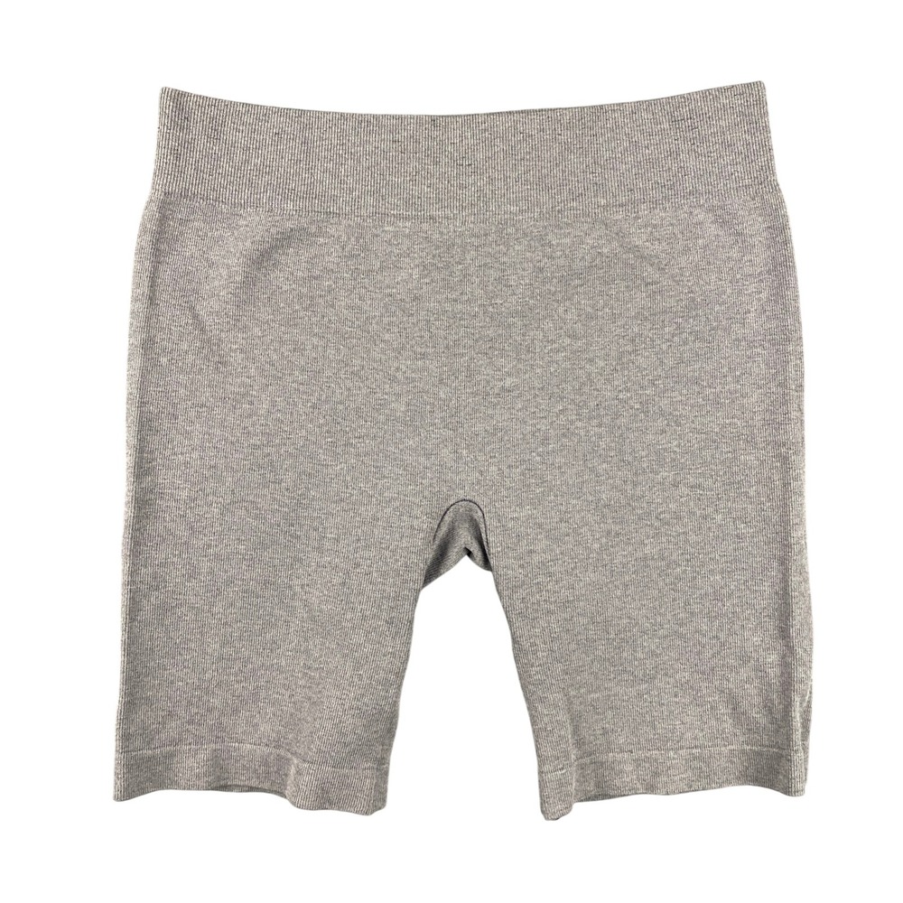 Free People Intimately Seamless Ribbed‎ Bike Shorts Gray Women's Size XS/S